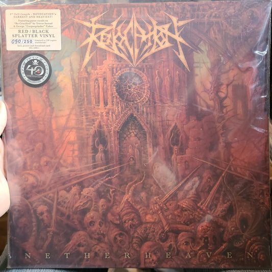 Revocation - Netherheaven (2022, Red w/ Black Splatter, European Import)