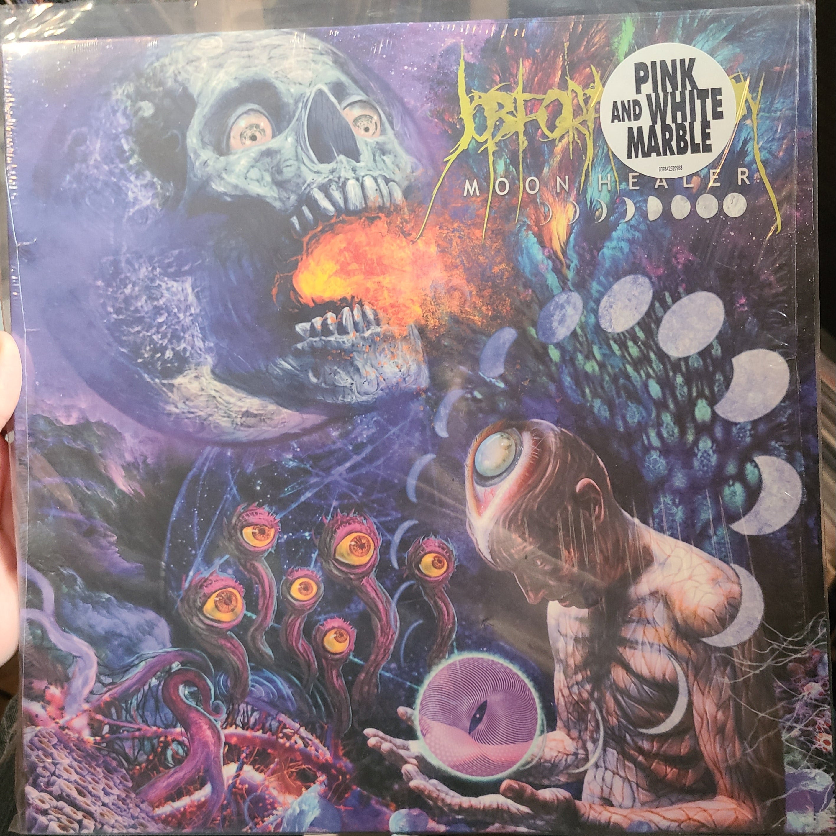Job For A Cowboy - Moon Healer (2024, Pink & White Marble