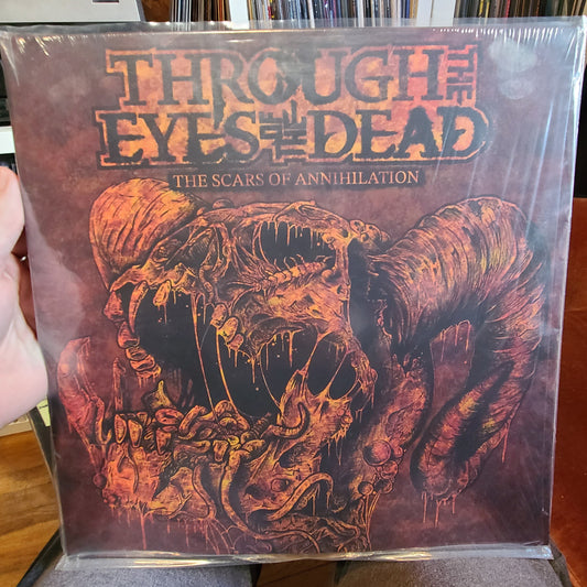 Through The Eyes Of The Dead - The Scars Of Annihilation (2023, Autumn Tint Of Gold)