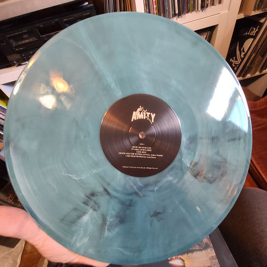 The Amity Affliction - Not Without My Ghosts (2023, Indie Store Exclusive, Blue w/ Marble)