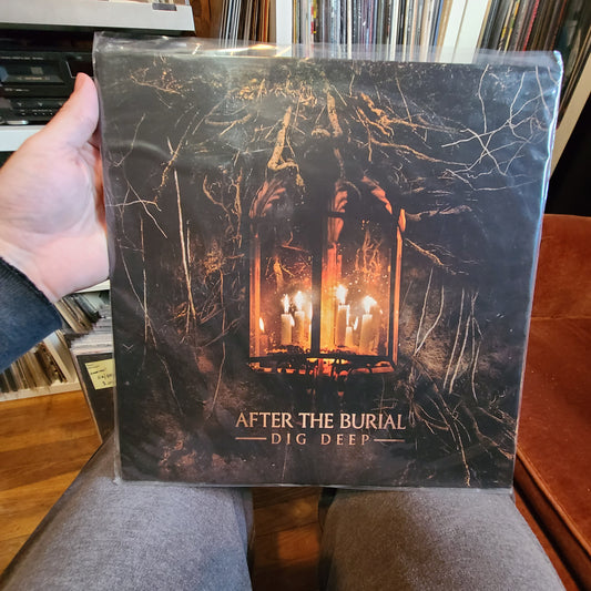 After The Burial - Dig Deep (2016, Translucent Green w/ Black Splatter)