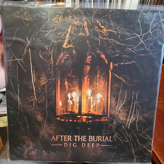 After The Burial - Dig Deep (2016, Translucent Green w/ Black Splatter)