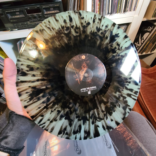 After The Burial - Dig Deep (2016, Translucent Green w/ Black Splatter)
