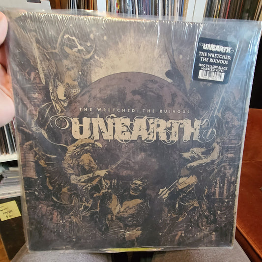 Unearth - The Wretched, The Ruinous (2023, Yellow-Black Marbled)