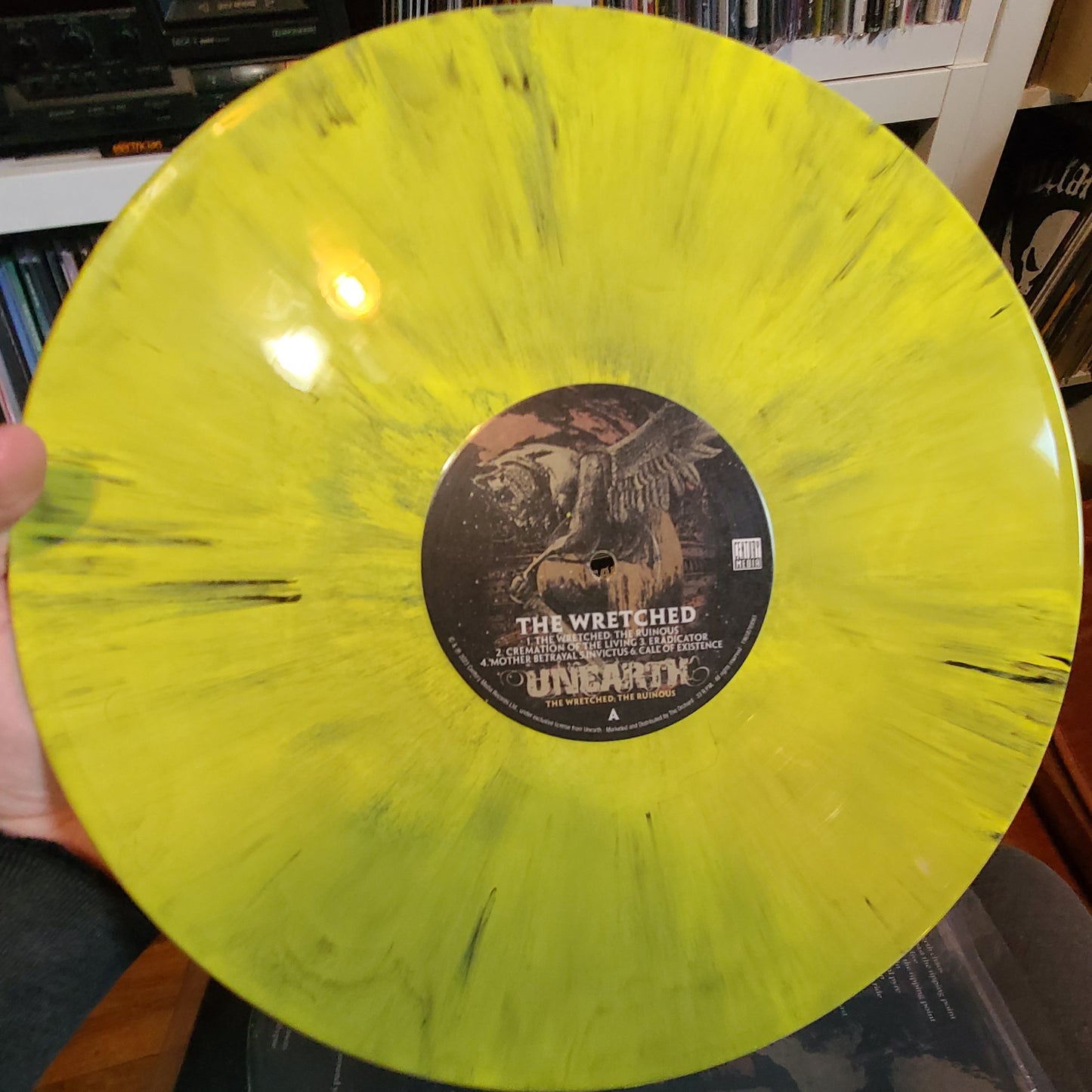 Unearth - The Wretched, The Ruinous (2023, Yellow-Black Marbled)