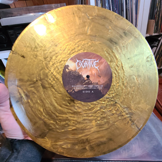 Cognitive - Malevolent Thoughts Of A Hastened Extinction (2021, Gold Flake)