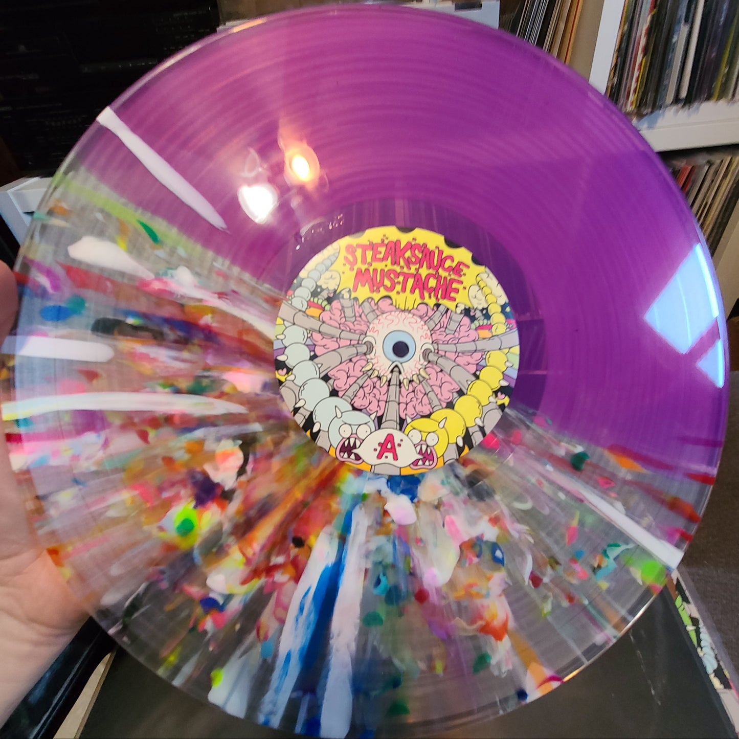 Steaksauce Mustache - All Juice, No Noise (2022, Second Press, 'Half Juice / Half Noise' variant)