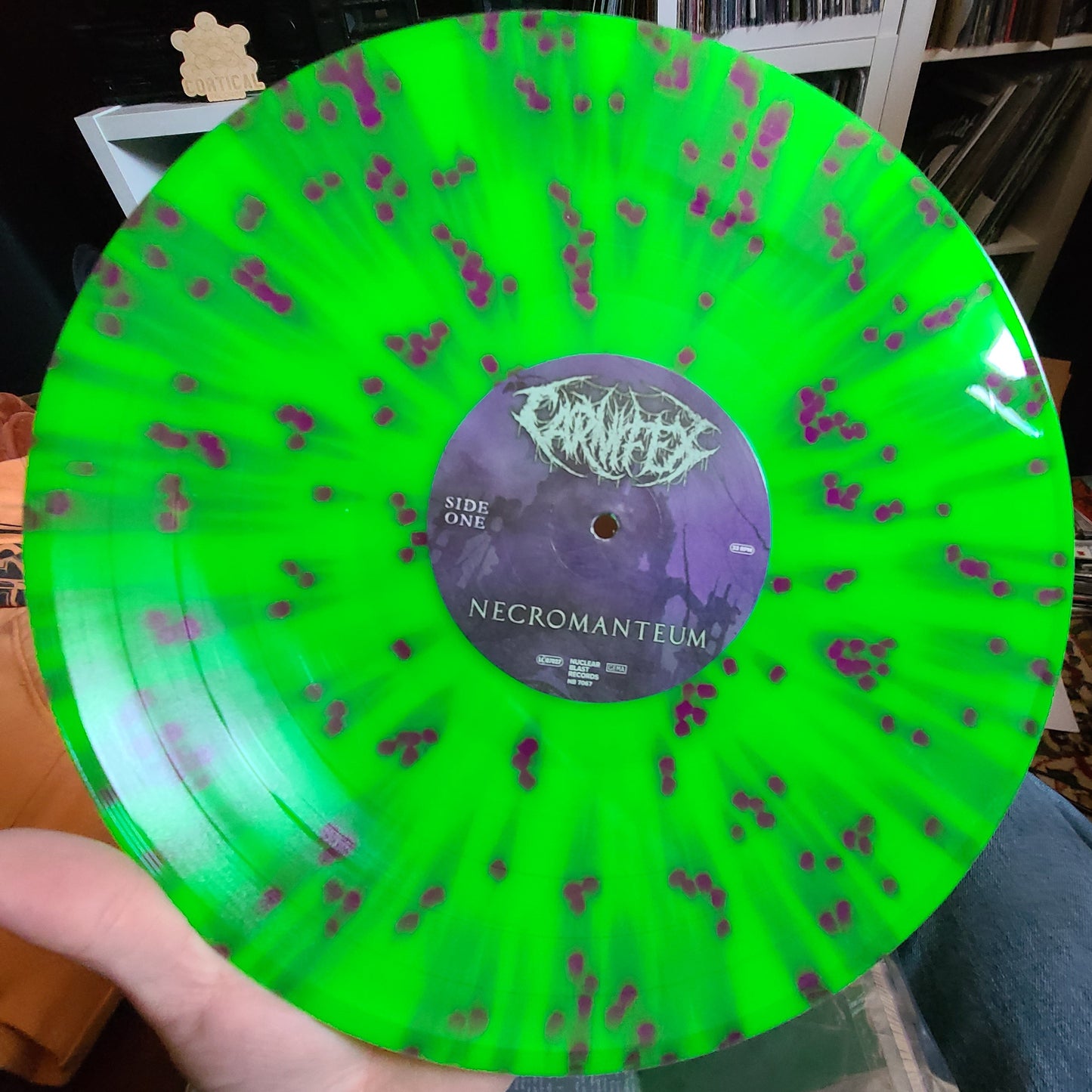 Carnifex - Necromanteum (2023, Neon Green w/ Purple Splatter)