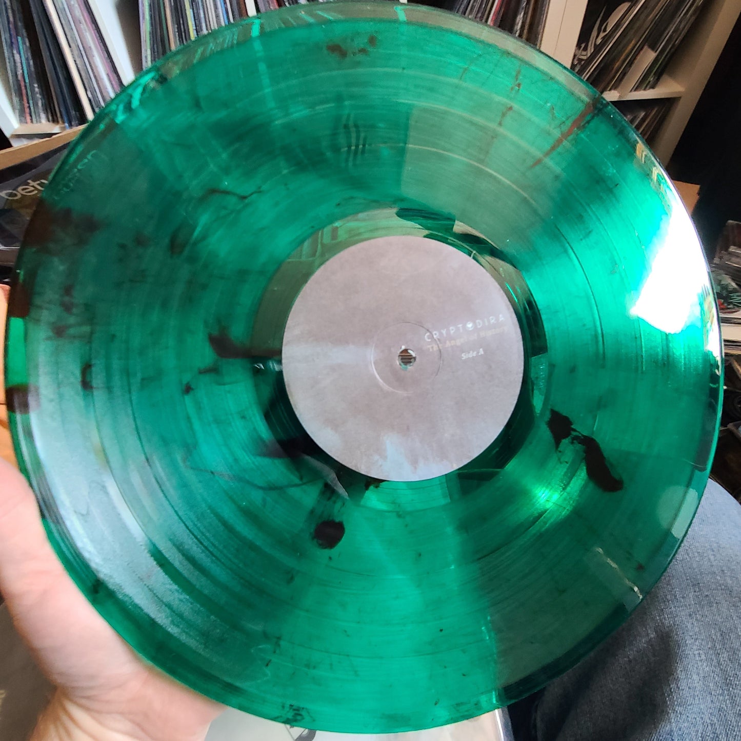 Cryptodira - The Angel Of History (2020, Translucent Green w/ Red Swirl)