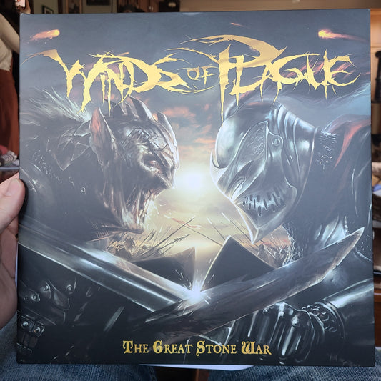 Winds Of Plague - The Great Stone War (2021, Yellow w/ Black Splatter)