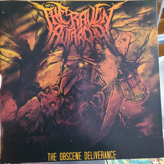 The Raven Autarchy - The Obscene Deliverance (2022, Orange/Clear w/ Black Splatter)