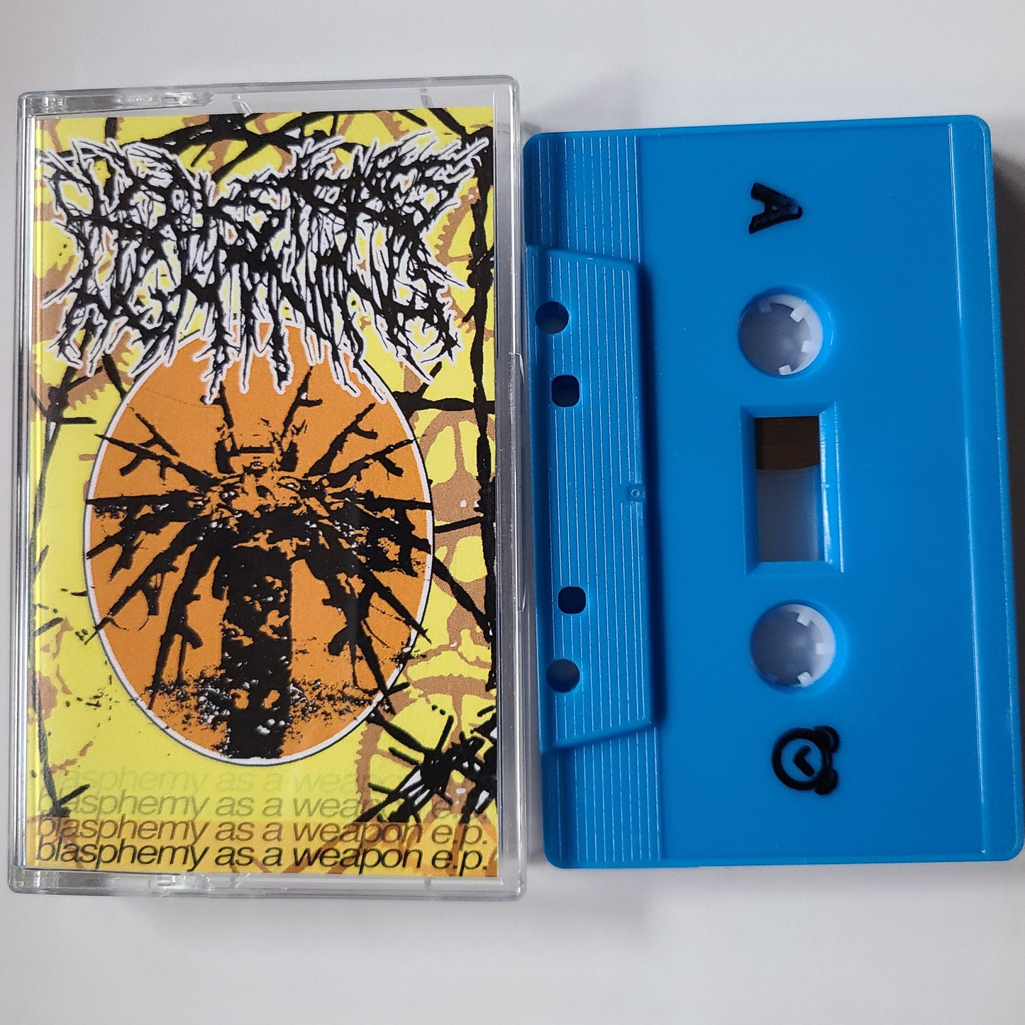 Clock Strikes Lightning - Blasphemy As A Weapon E.P. (2022, Blue Cassette, First Press)