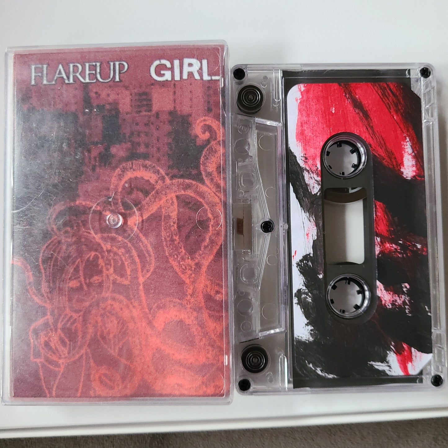 Flare Up / Girl - Split Release (2014, Cassette)