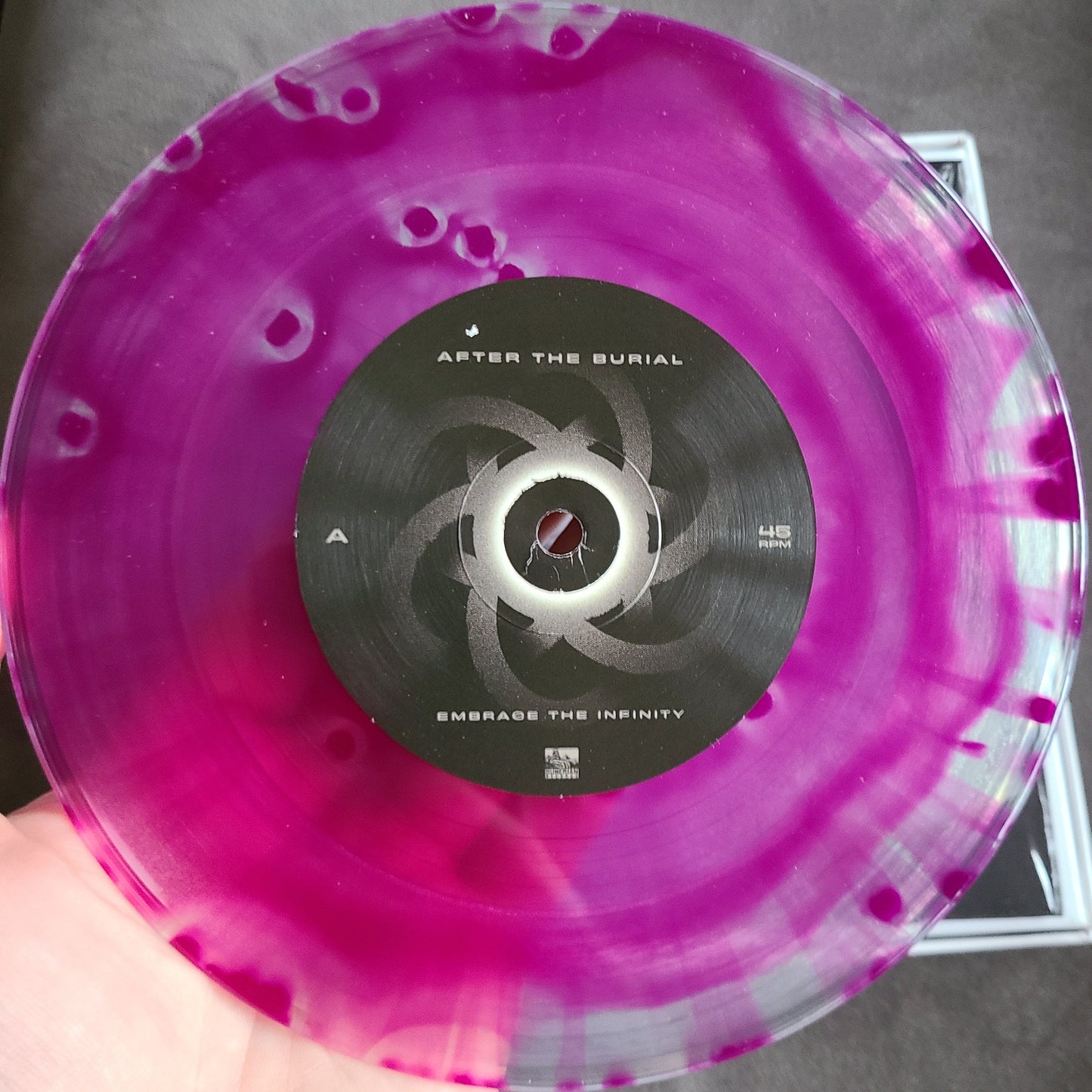 After The Burial - Embrace The Infinity (7", 2023, Cloudy Translucent Purple)