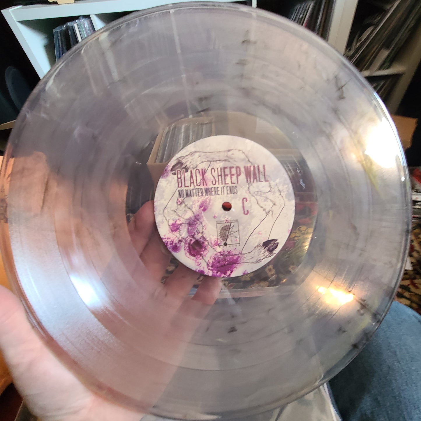 Black Sheep Wall - No Matter Where It Ends (2022, 2xLP: Transparent Purple / Jungle Swirl)