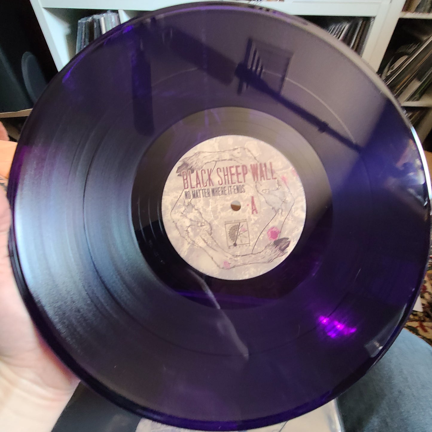 Black Sheep Wall - No Matter Where It Ends (2022, 2xLP: Transparent Purple / Jungle Swirl)