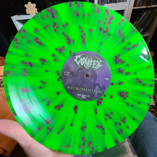 Carnifex - Necromanteum (2023, Neon Green w/ Purple Splatter)