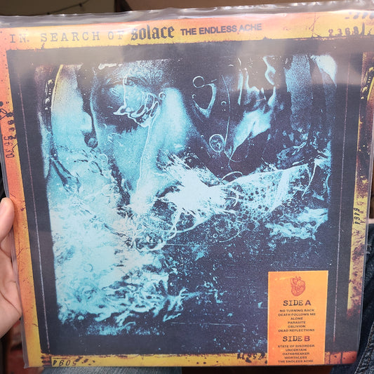 In Search Of Solace - The Endless Ache (2022, Half Orange / Half Blue w/ Splatter)