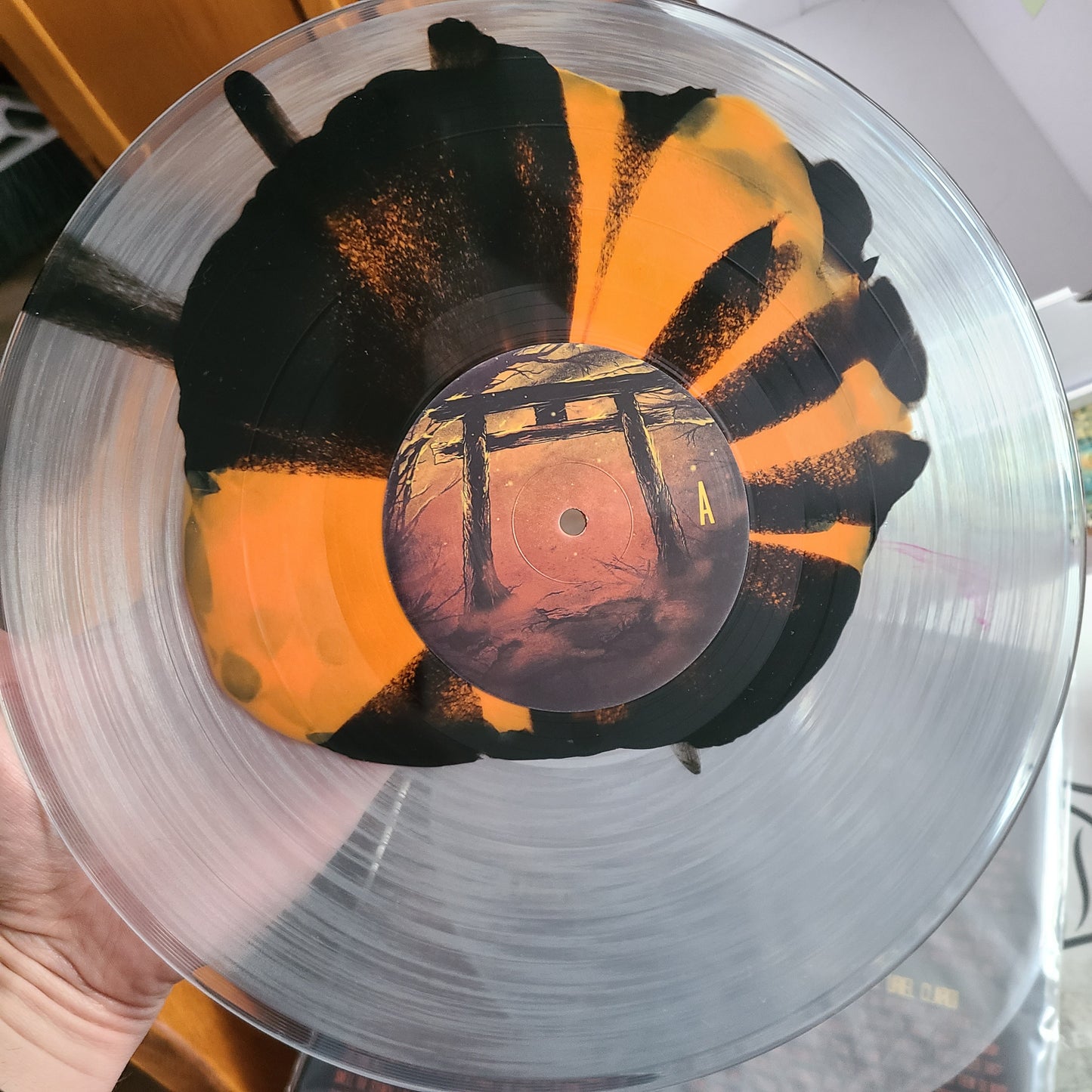 The Raven Autarchy - The Obscene Deliverance (2022, Orange/Clear w/ Black Splatter)