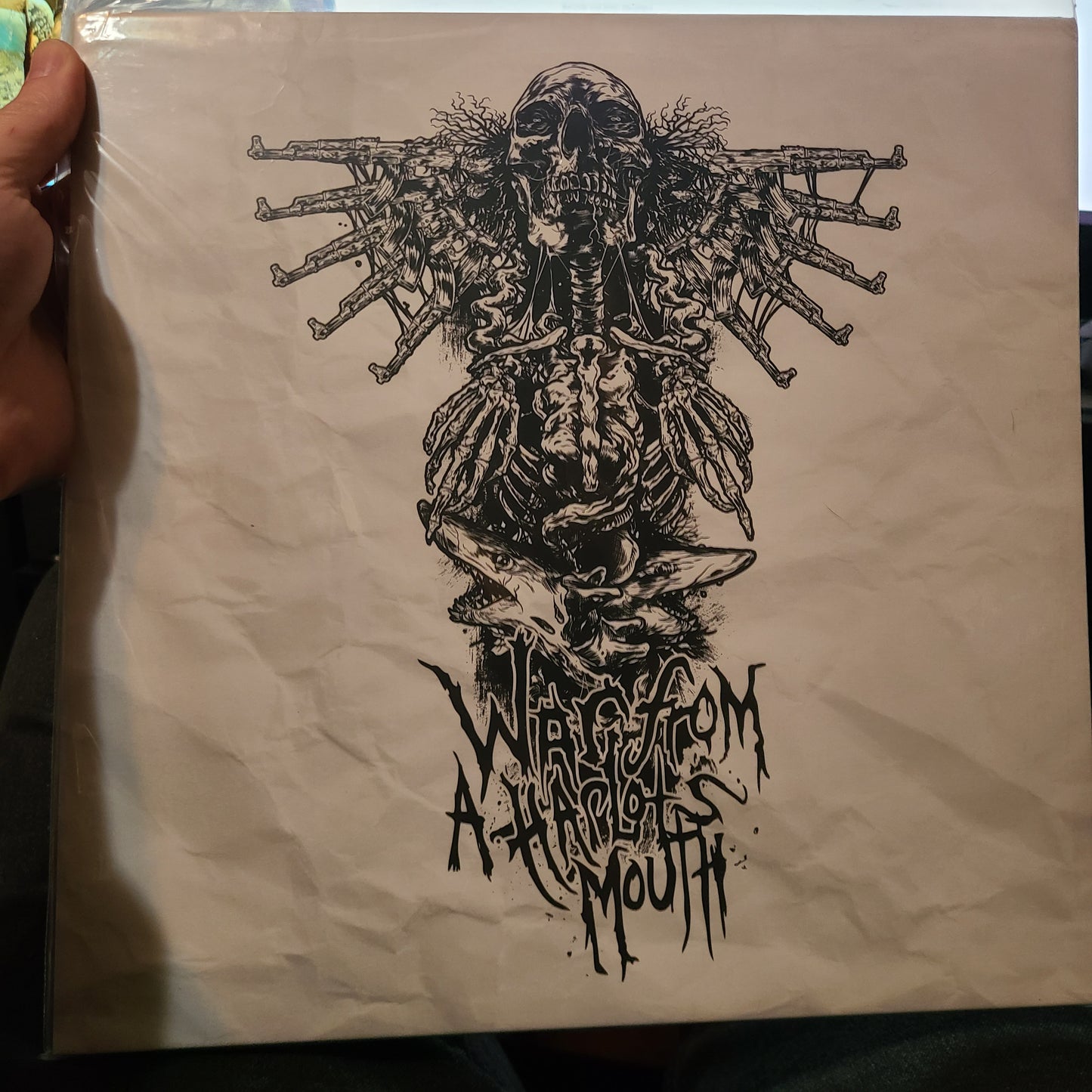 War From A Harlot's Mouth - Falling Upstairs (2016, Clear w/ Smoke)