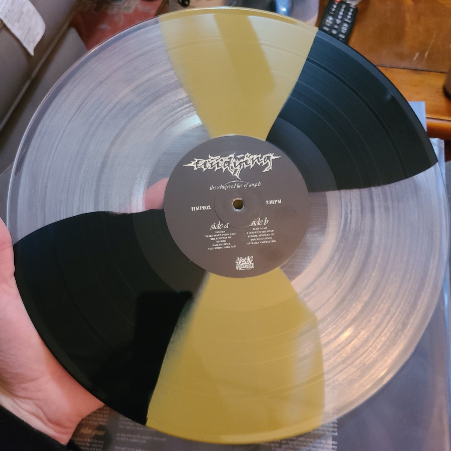 Undying - The Whispered Lies Of Angels (2024, Clear / Metallic Gold / Black Twist)