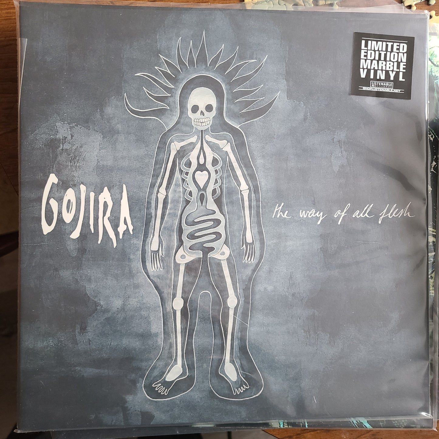 Gojira - The Way Of All Flesh (2023, 2xLP Repress, Blue/Black Marble)
